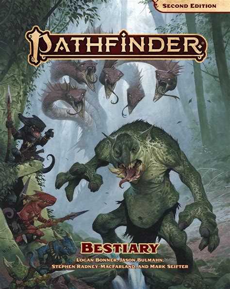 Pathfinder 2e bestiary pdf - Download Pathfinder 2e - Bestiary PDF. Second Edition Rulebook Unleash the Beasts Bestiary Over 400 of fantasy’s fiercest foes burst from the pages of this enormous compendium of the most popular and commonly encountered creatures in the world of Pathfinder! From familiar enemies like orcs, dragons, and vampires to new horrors like …